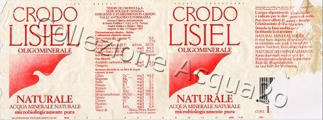 Etichetta CRODO LISIEL anno 1991
