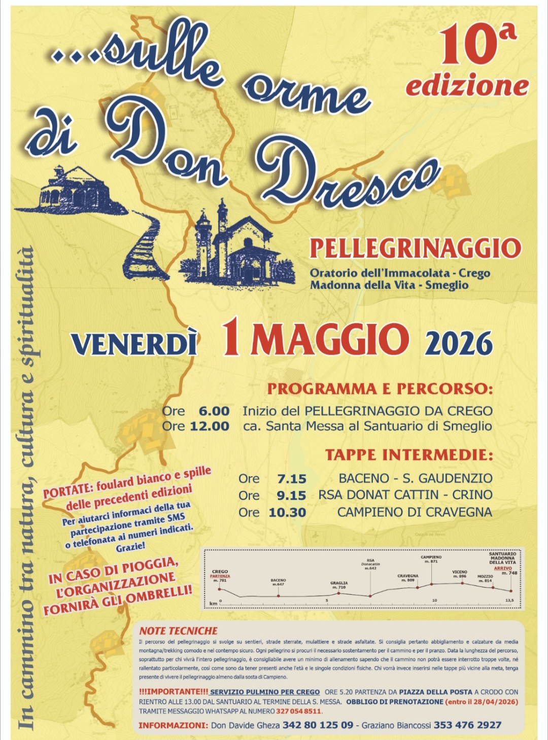 Locandina ...sulle orme di Don Dresco 2026