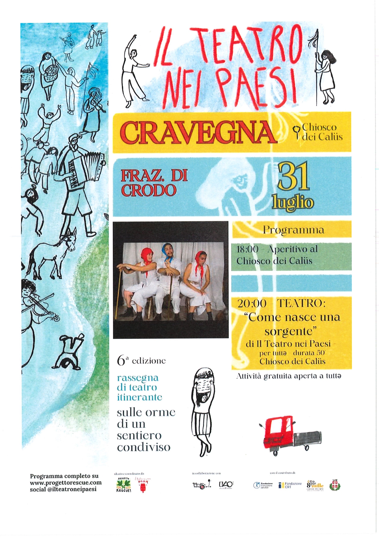 Locandina de Il Teatro nei Paesi a Cravegna