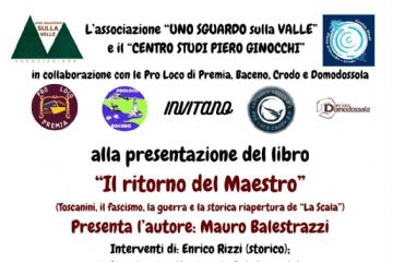 Locandina presentazione del libro "Il ritorno del Maestro"