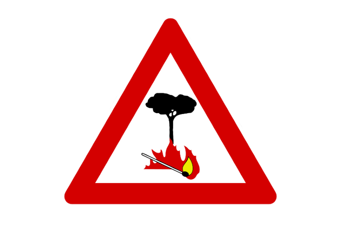 Cartello Pericolo di incendio